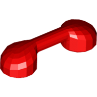 Lego telefonní sluchátko, červená (4108047, 4558598)